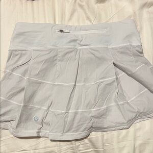 lululemon athletica white pace rival Mini Skirt
